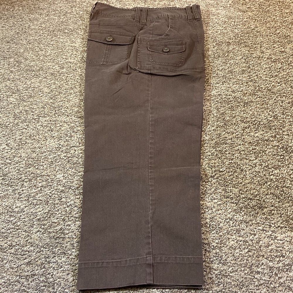 VTG,Ruby Rd. Women’s Dark Brown Cargo Pants Size 10